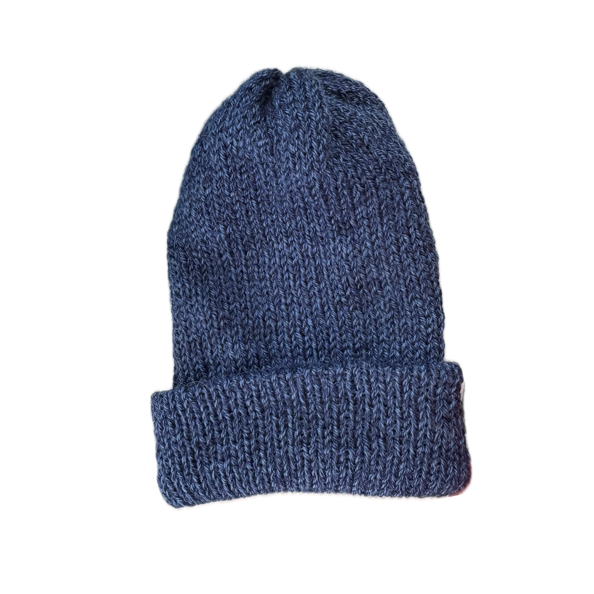 Navy Blue Knit Machine Tobbogan