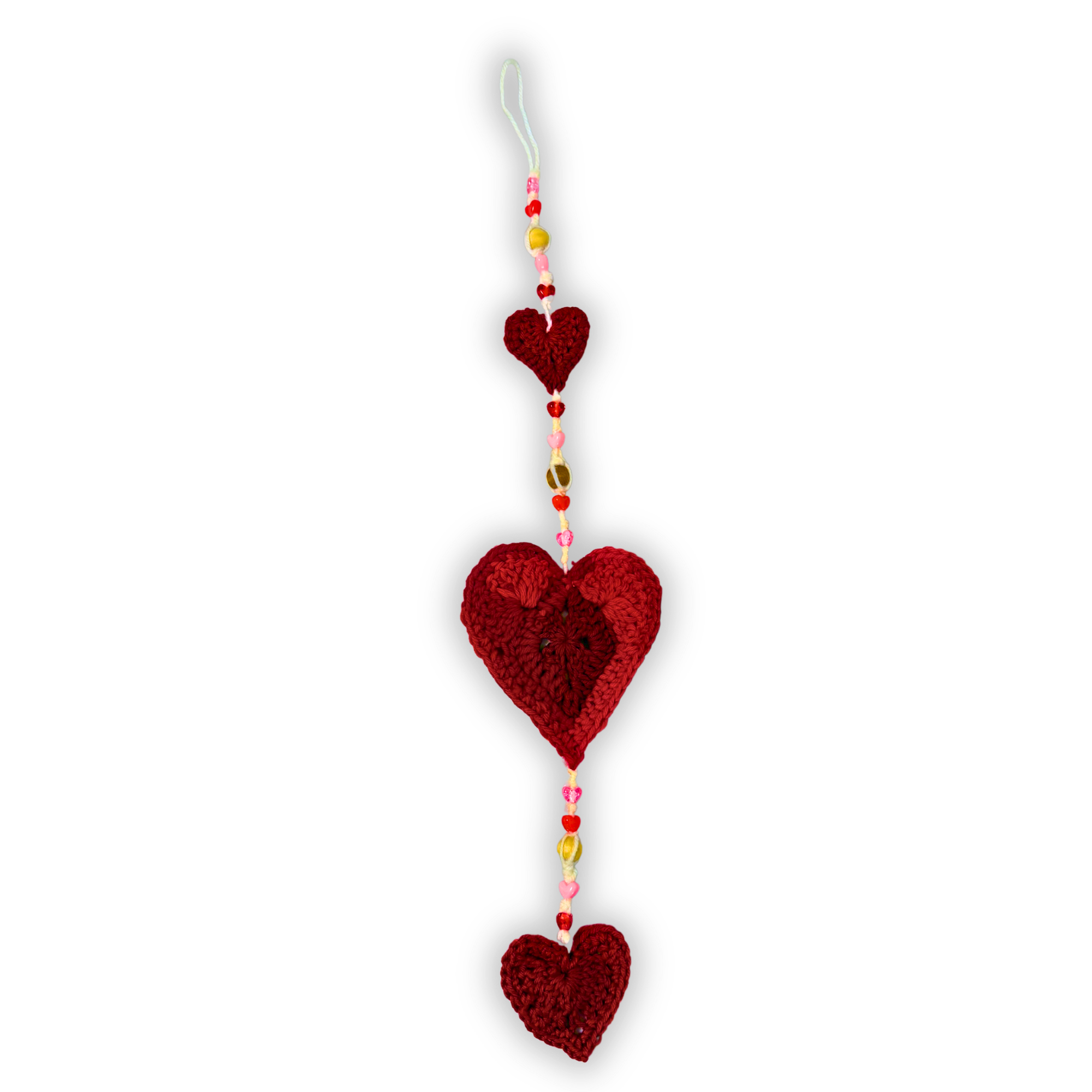Heart Beaded Hanging Decorations