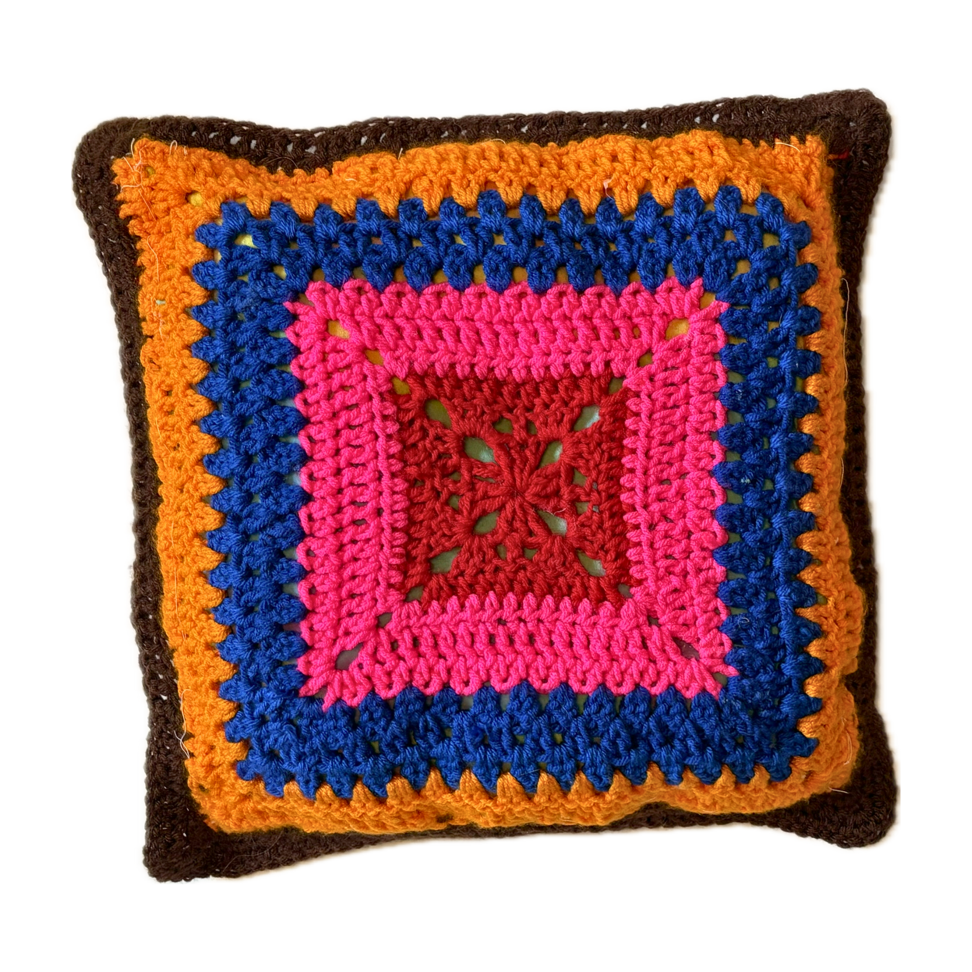 Double Sided Multicolor Throw Pillow