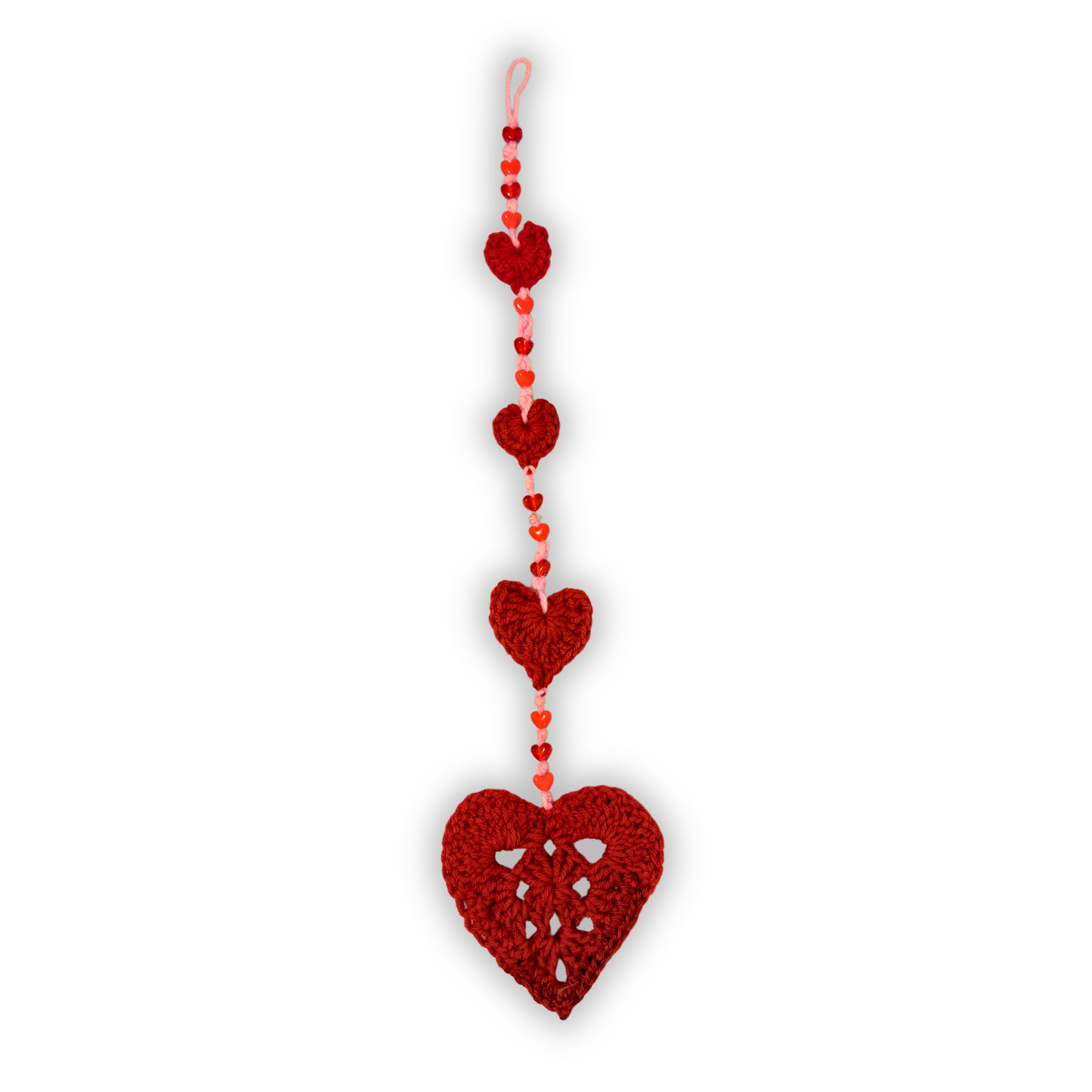 Heart Beaded Hanging Decorations