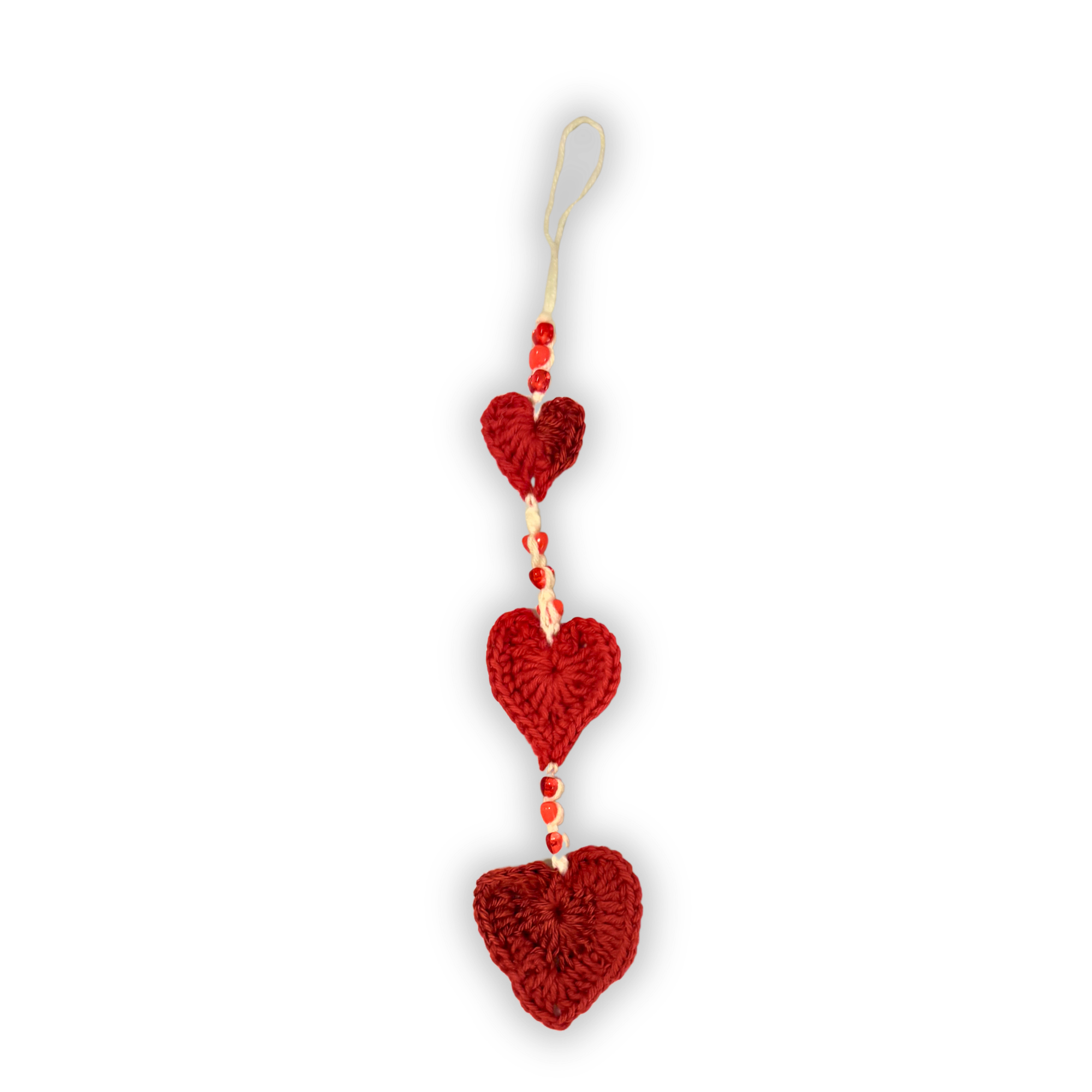 Heart Beaded Hanging Decorations