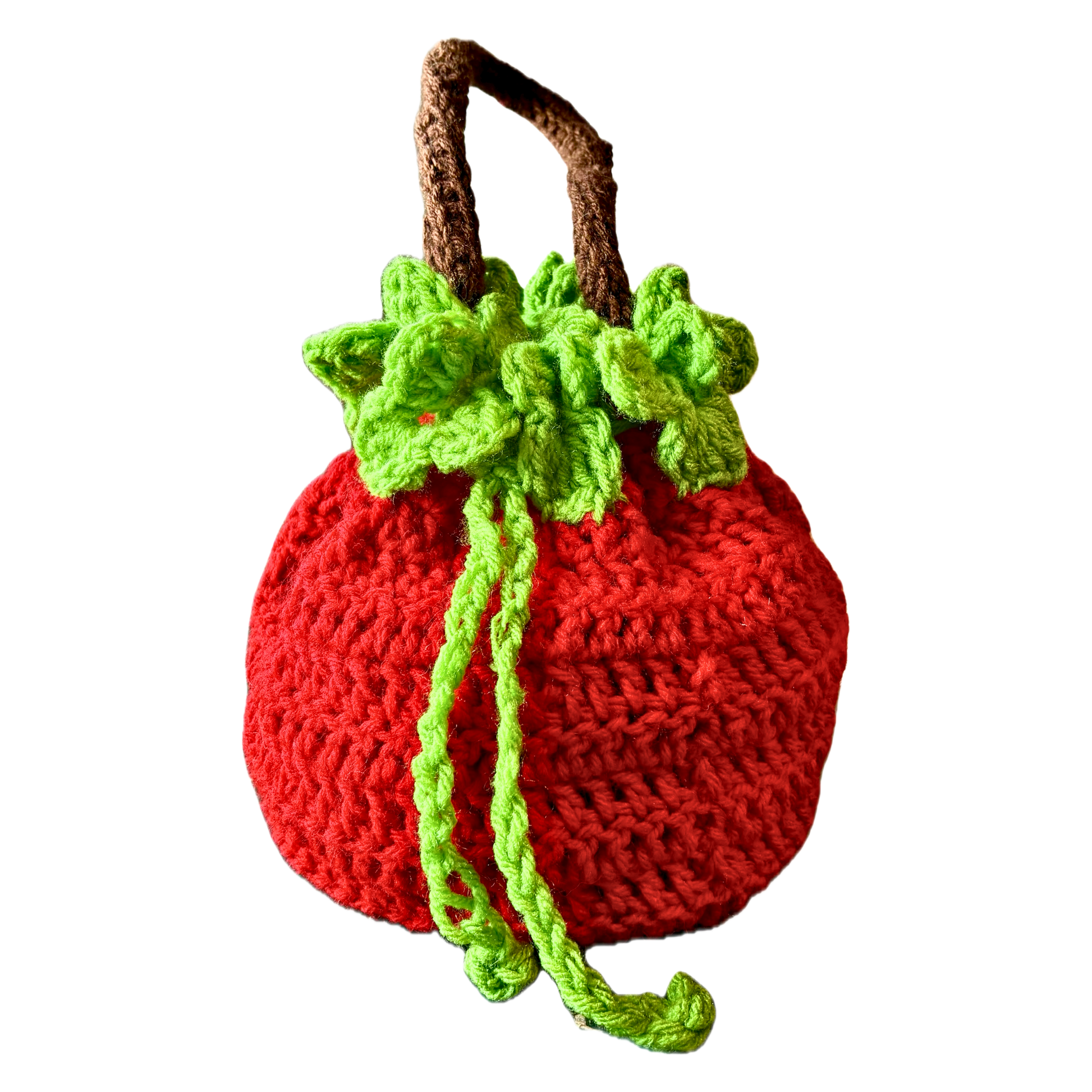 Tomato Draw String Purse