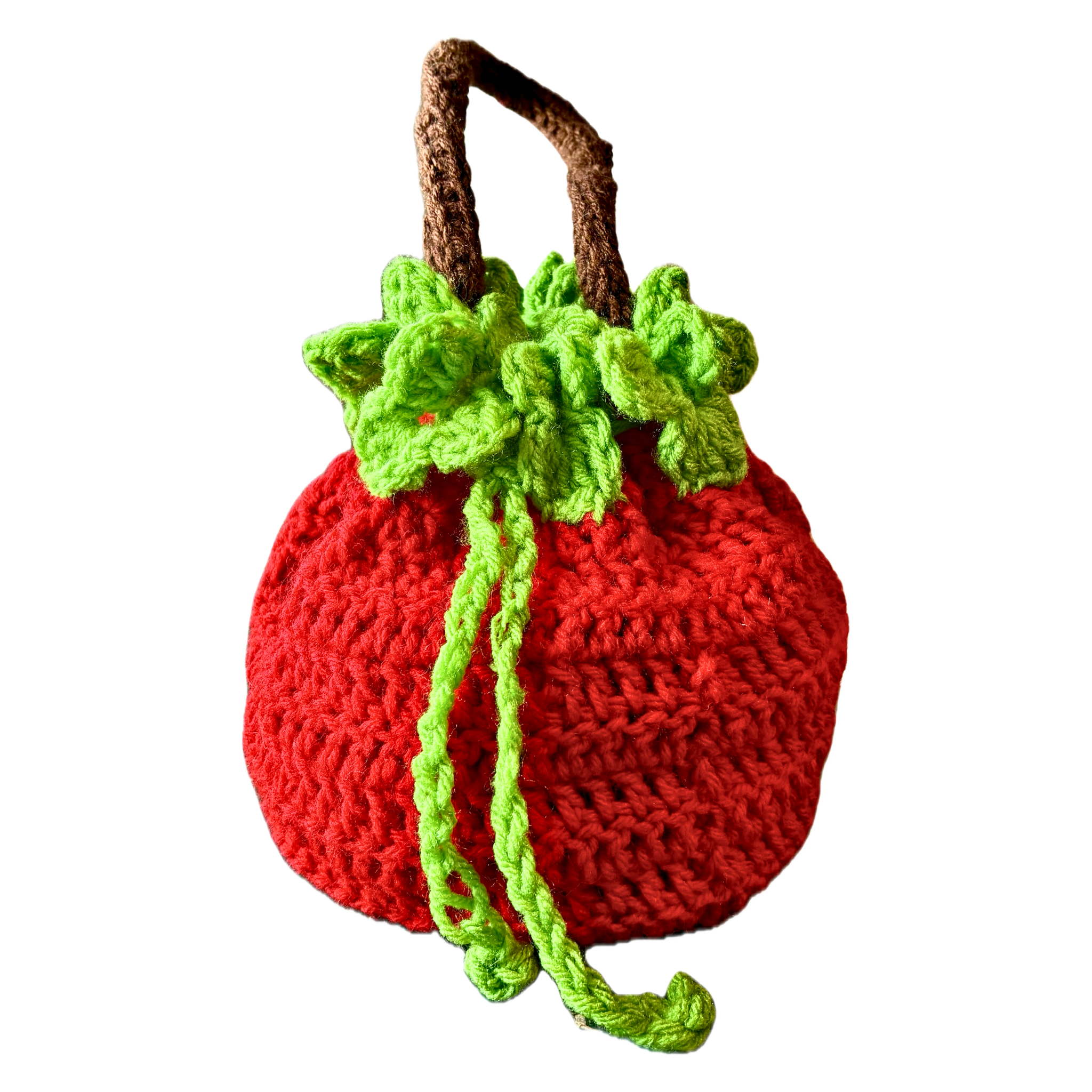 Tomato Draw String Purse